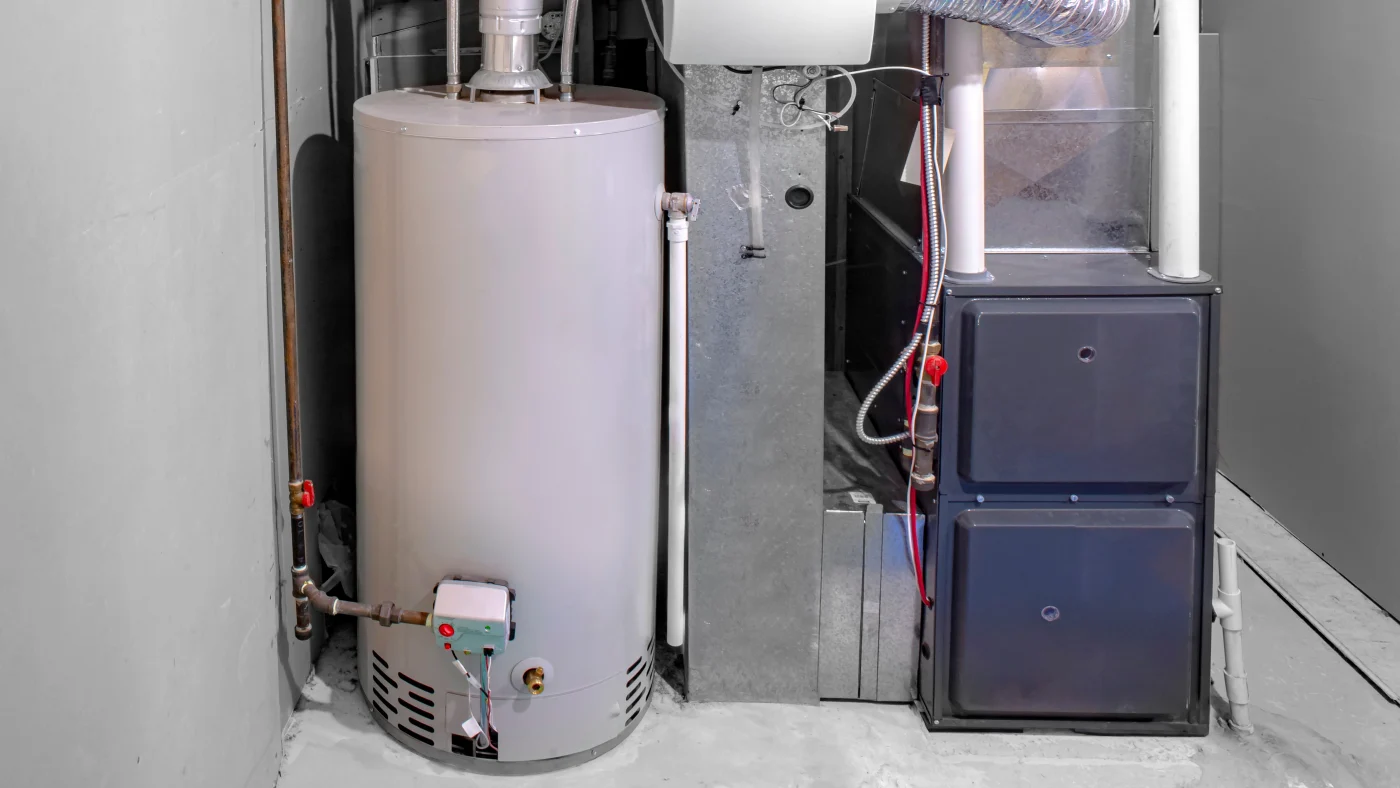 Furnace in home